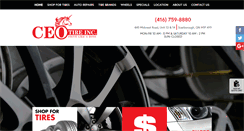 Desktop Screenshot of ceotire.com
